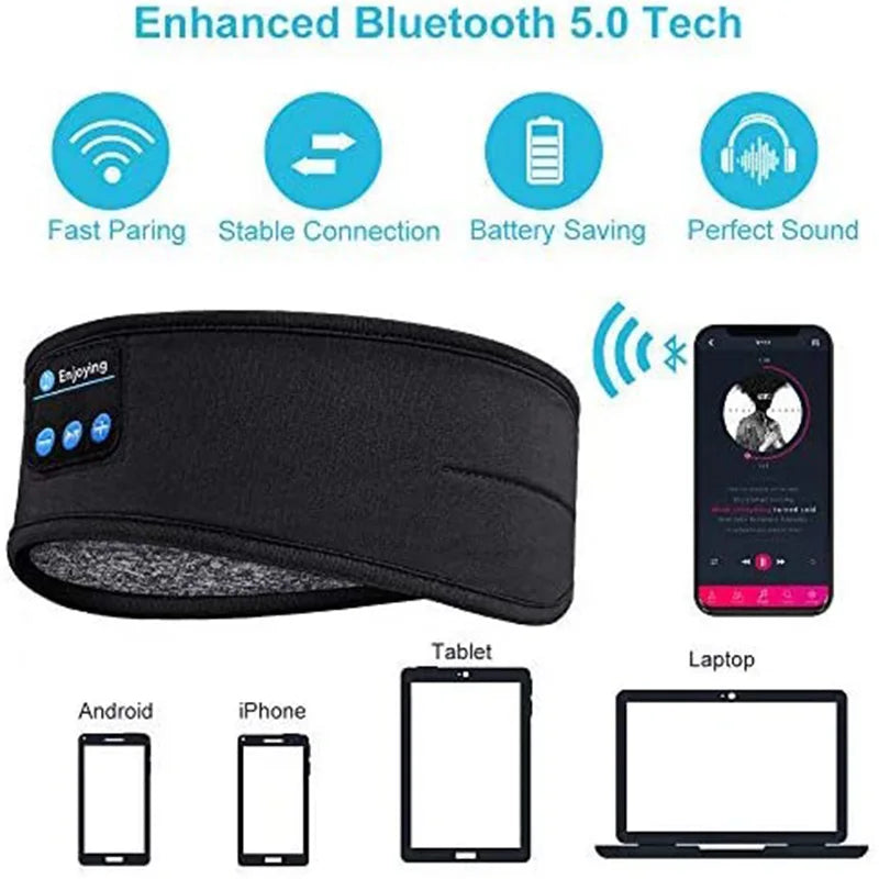 Smart Sleep Mask with Bluetooth Connectivity